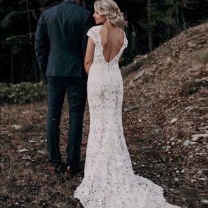 Calliste Bride lace mermaid wedding dress